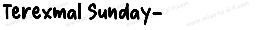 Terexmal Sunday字体转换